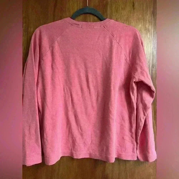 Orvis 100% Cotton Button Detail Pink lightweight sweater M - Picture 7 of 7